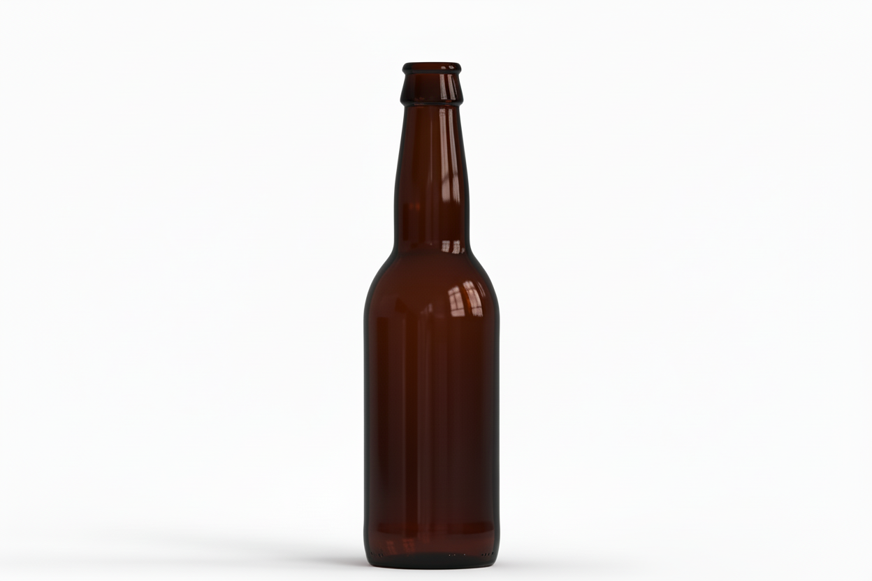 Bouteille en Verre Bière Long Neck 33 cl Ambre Foncé
